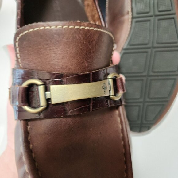 Cole Haan Somerset Bit II Brown Croc Print Trim Loafers Leather Mens Shoes 8.5 main image 15